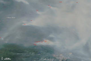 Illustration for article titled Smoke From Canadian Wildfires Is Pouring Into the US Like a River